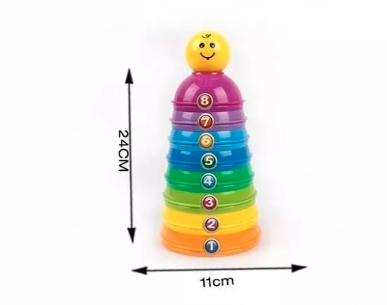 Torre Plástico Chica De Encaje 24cm - Imagen 4